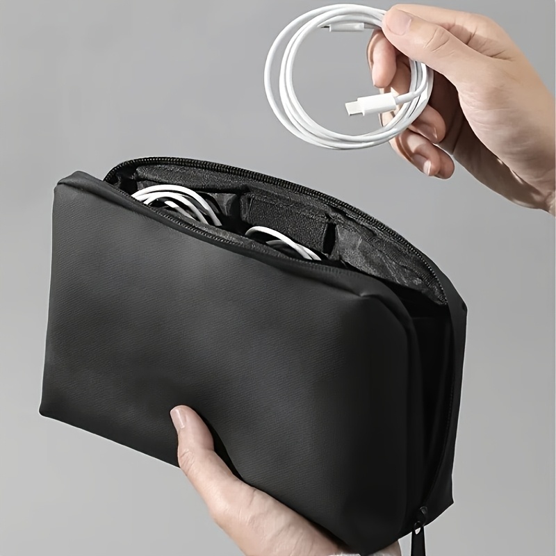 Tech Accessories Storage - Portable Multi-Compartment Tech Organizer Storage Bag