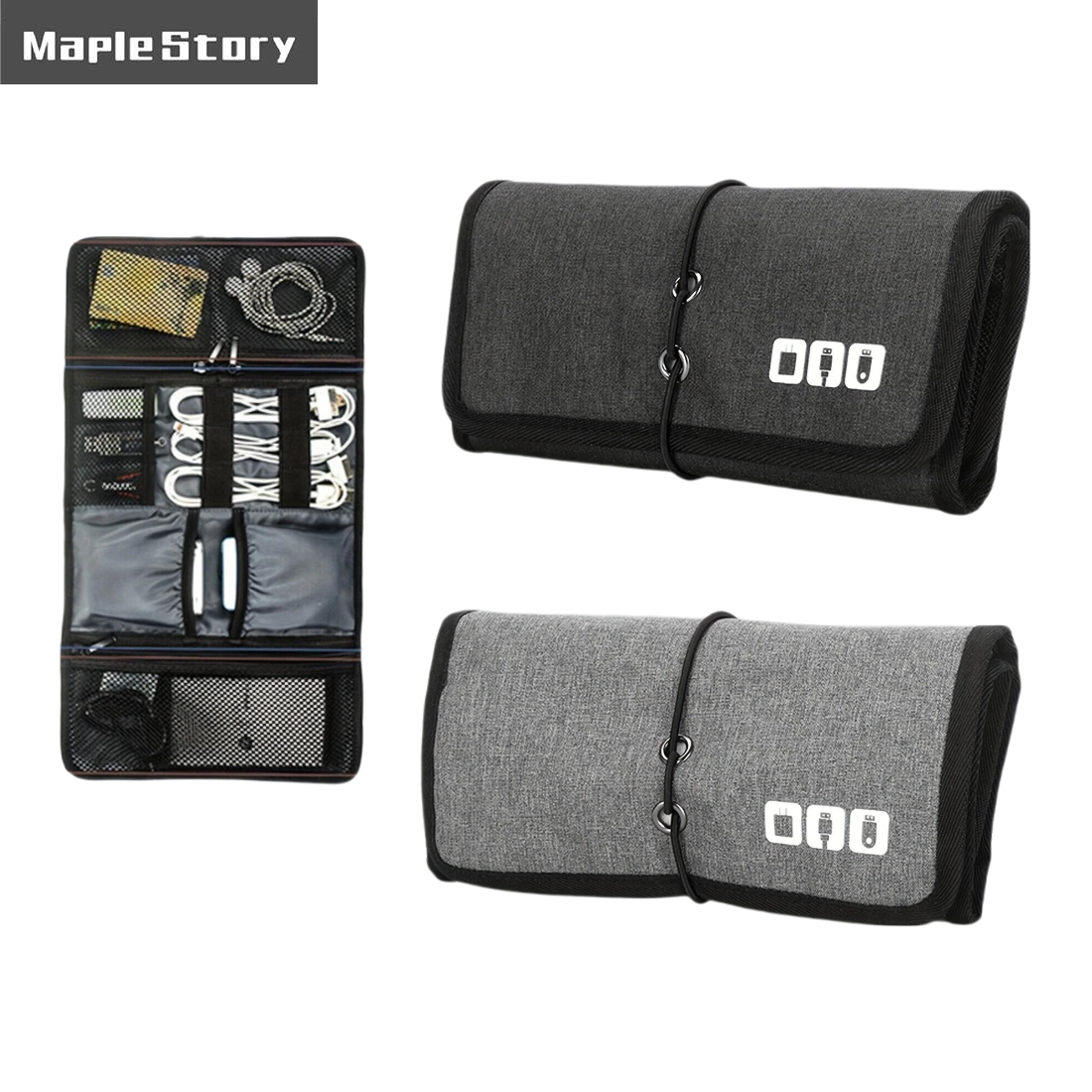 Tech Accessories Travel Bag - Travel Cable Storage Bag，Electronic Organizer Cord