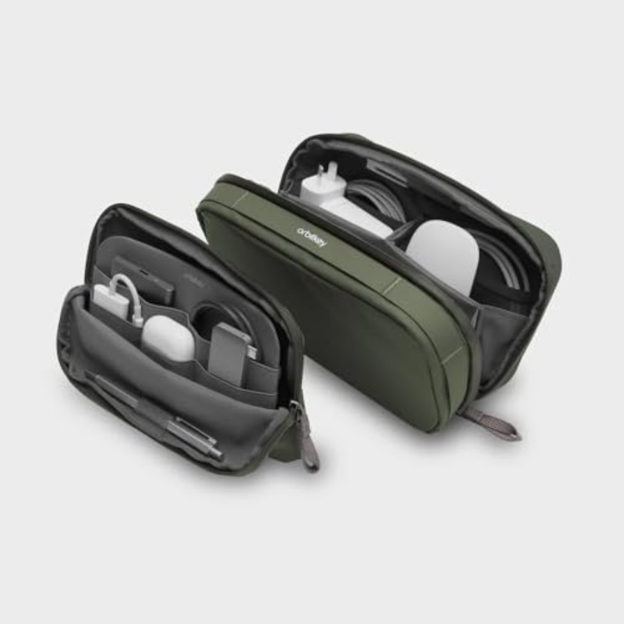 Travel Cable Organizer - 2-in-1 Tech Accessory Pouch with Detachable