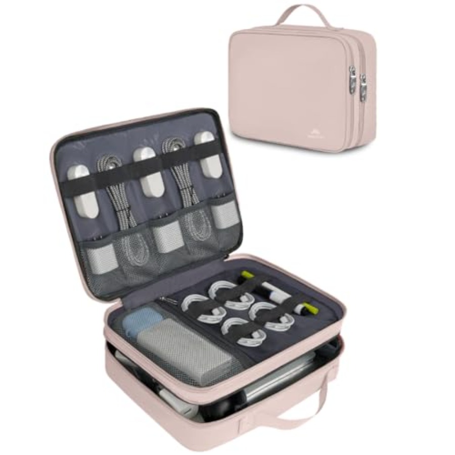 Tech Accessories Storage - Travel Cord Organizer for Women Large