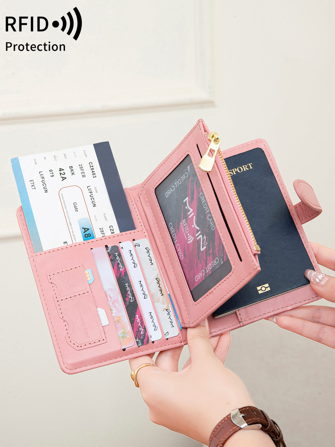 Useful Tech Accessories - Multi functional RFID anti-theft brush passport