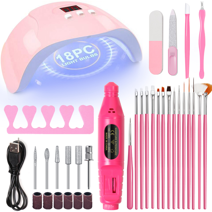 Unique Tech Accessories - LINMANDA Electric Nail Polishing Kit Professional
