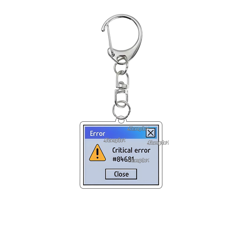 Creative  Acrylic Keychain Ret - Tech Keychain Accessories ulasan dan harga