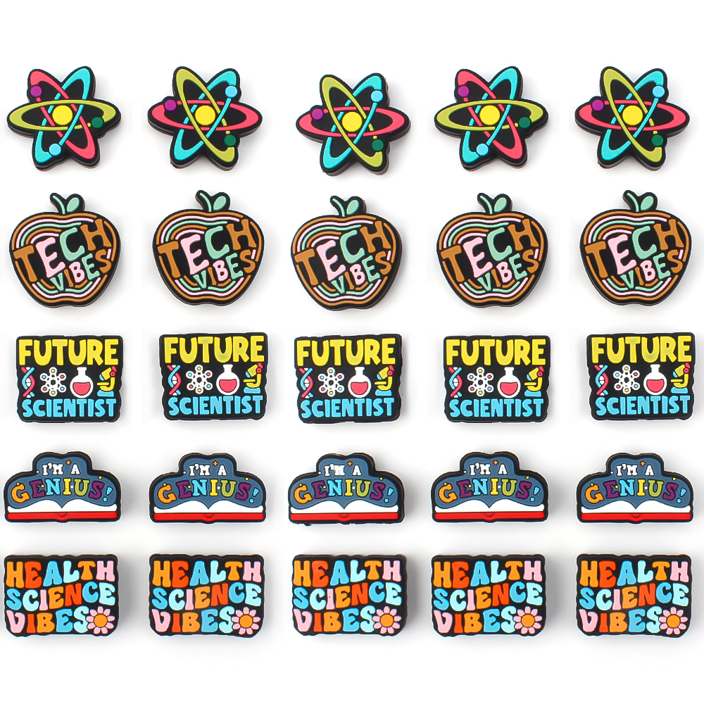5/10pcs Focal Silicone Beads T - Tech Keychain Accessories ulasan dan harga