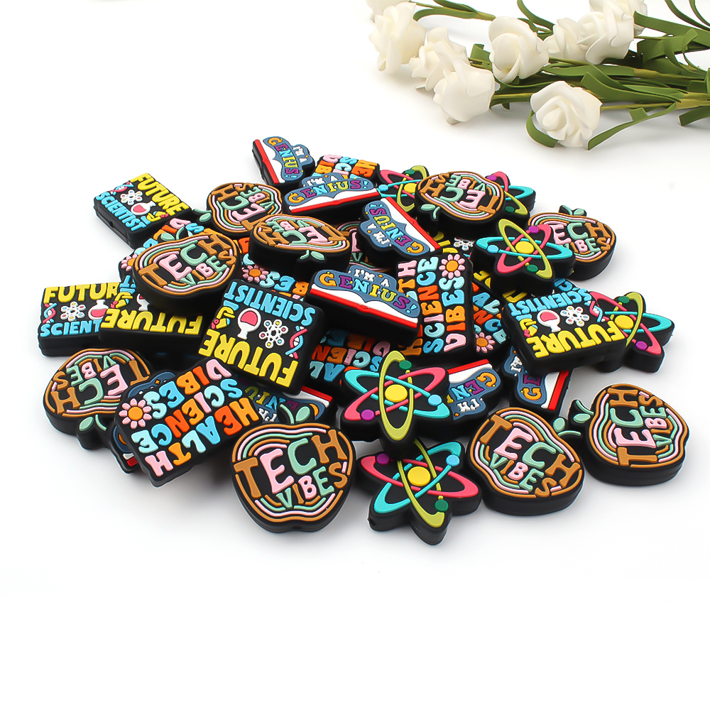5/10pcs Focal Silicone Beads T - Tech Keychain Accessories ulasan dan harga