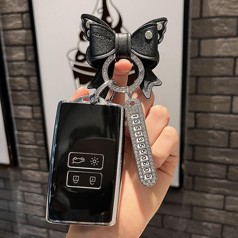 TPU Car Key Case for Renault M - Tech Keychain Accessories ulasan dan harga