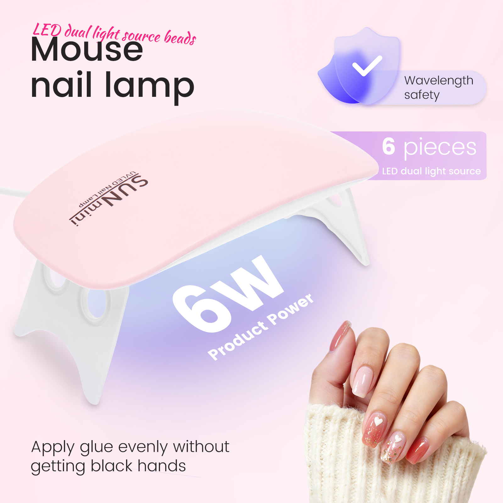 UV Nail Polish Lamp Nail Dryer - Unique Tech Accessories ulasan dan harga