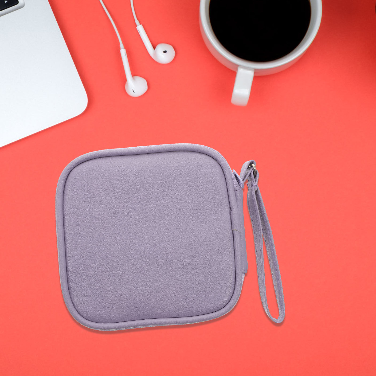 Earphone Organizer Bag PU Mate - Travel Cable Organizer ulasan dan harga