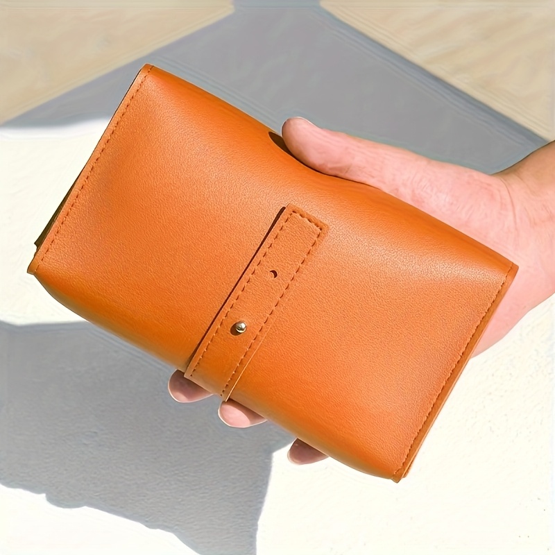 1pc PU Leather Multi-Compartme - Tech Accessories Storage ulasan dan harga