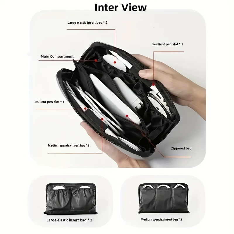 Portable Multi-Compartment Tec - Tech Accessories Storage ulasan dan harga
