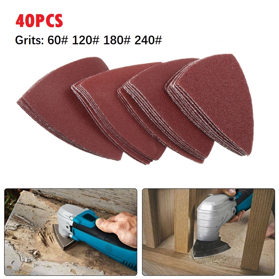40pc Triangle Sandpaper 60/120 - Useful Tech Accessories ulasan dan harga
