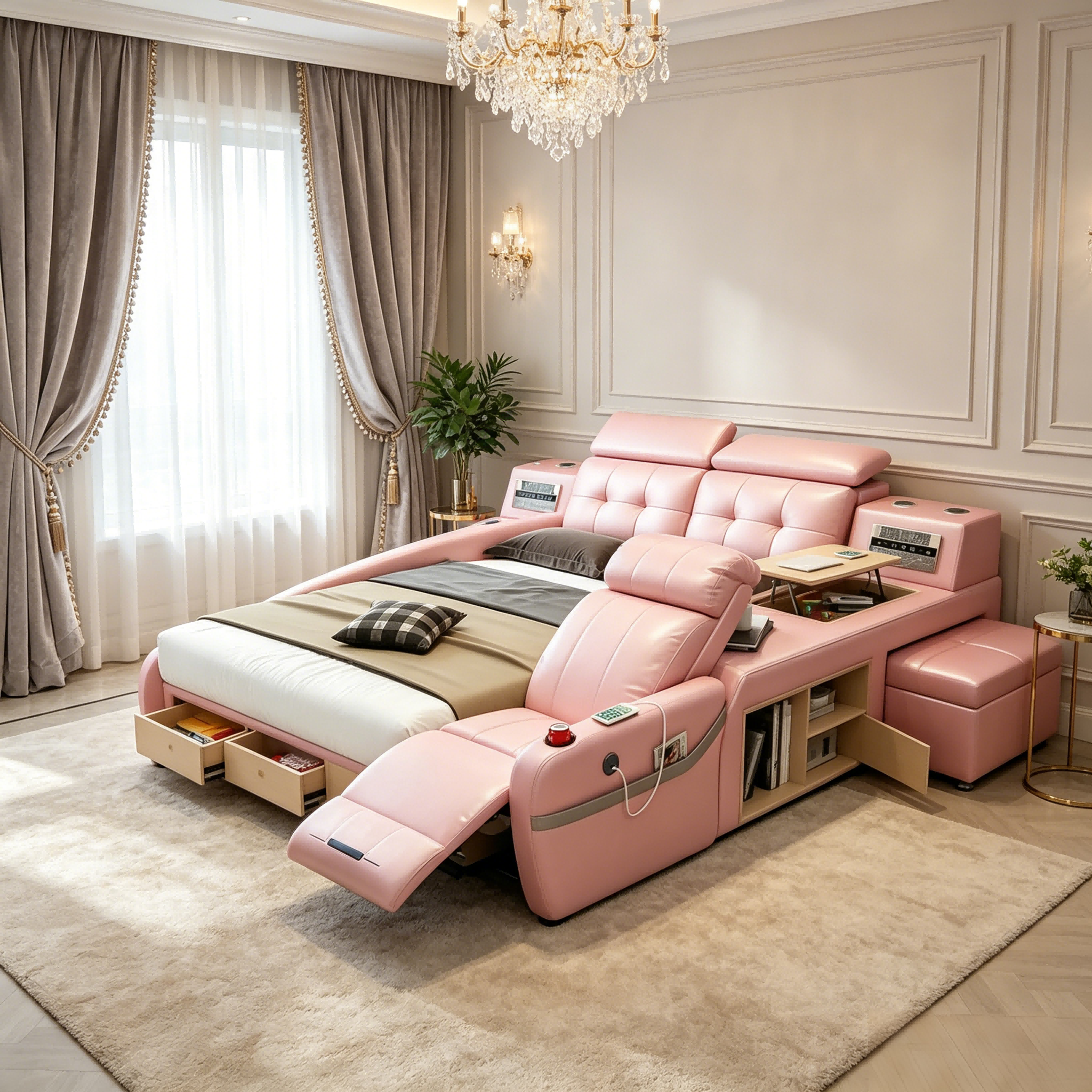 MS-Couch Electric Recliner wit - Tech Queen ulasan dan harga