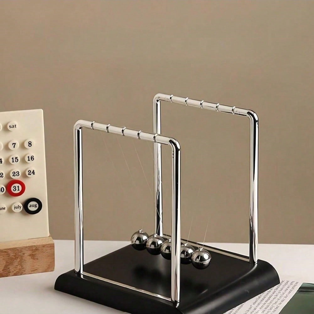 Black Metal Newton's Cradle Ba - Tech Accessories To Gift ulasan dan harga