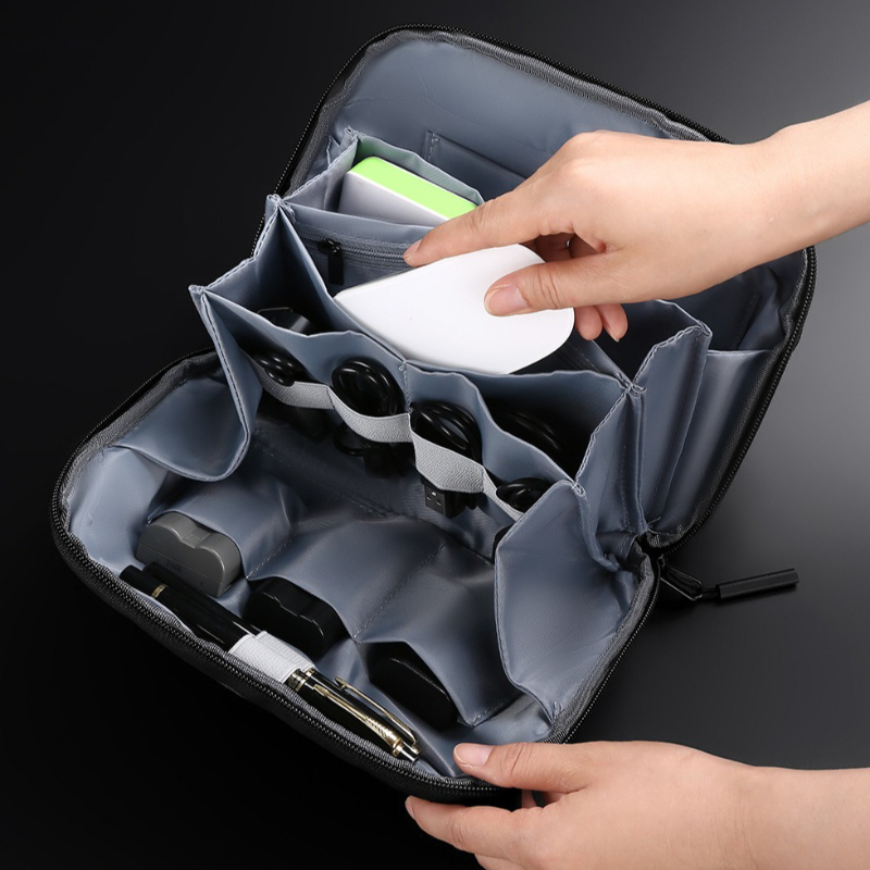 Wide Opening Travel Cable Stor - Tech Accessories Travel Bag ulasan dan harga