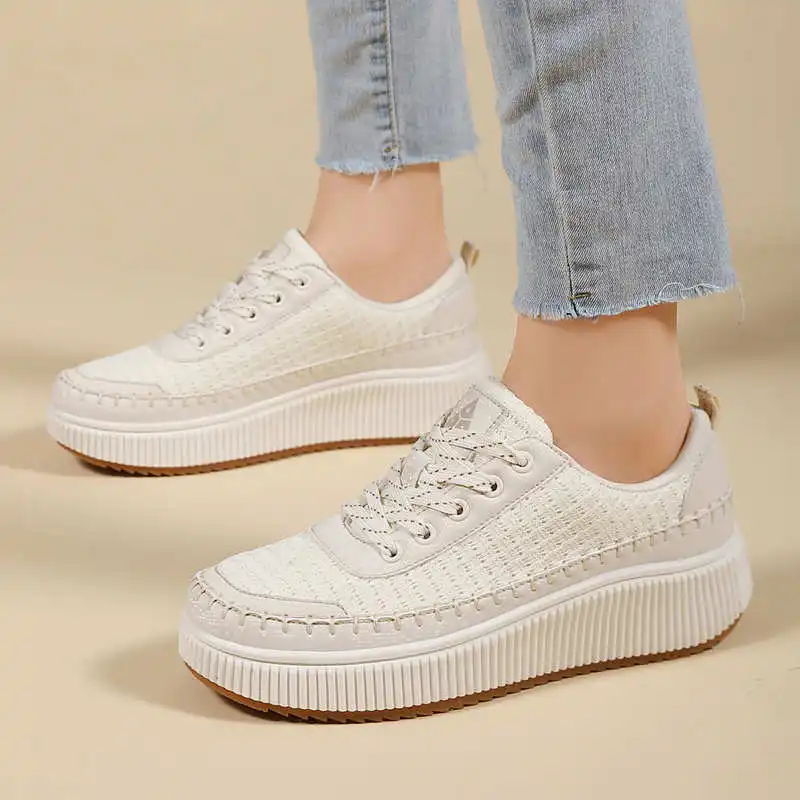 Brown Shoes Woman Flats Autumn - Tech Accessories Cheap ulasan dan harga