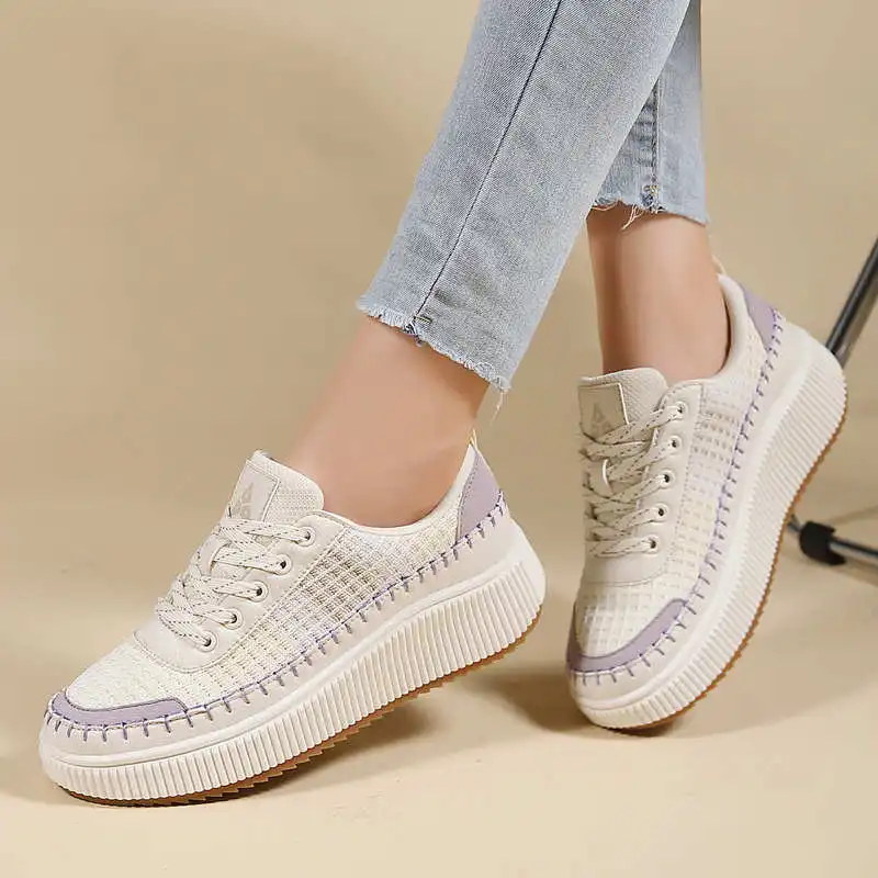 Brown Shoes Woman Flats Autumn - Tech Accessories Cheap ulasan dan harga
