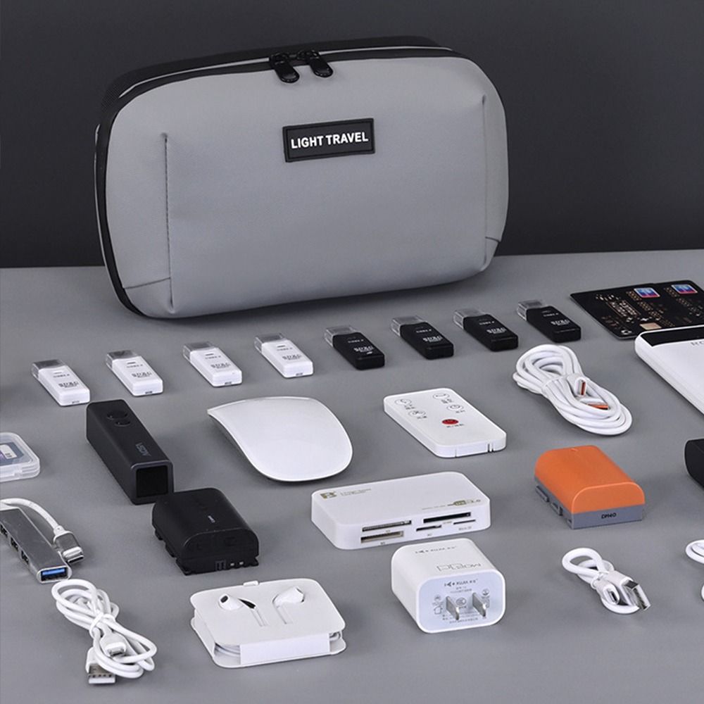Portable Data Cable Storage Ba - Tech Accessories Storage ulasan dan harga