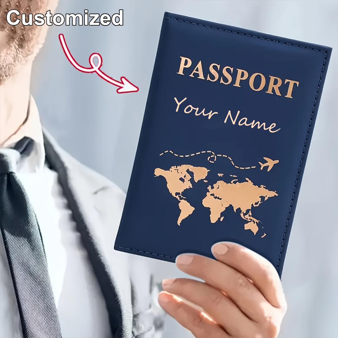 Custom Name World Map Passport - Useful Tech Accessories ulasan dan harga