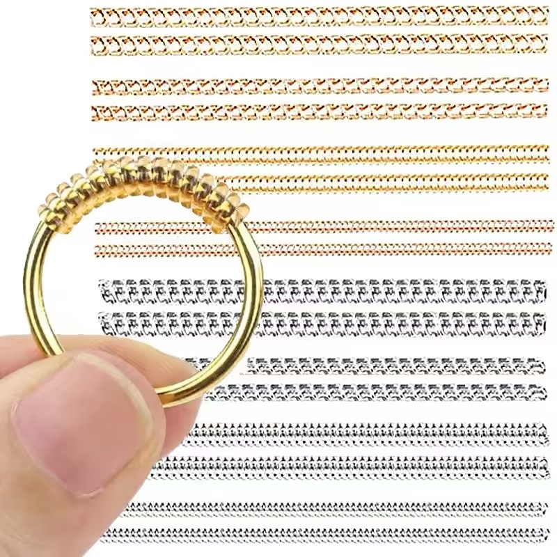 4/8Pcs Spiral Ring Size Adjust - Unique Tech Accessories ulasan dan harga