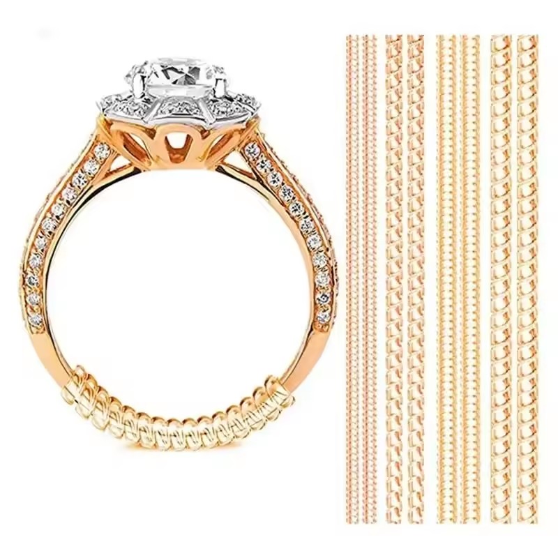 4/8Pcs Spiral Ring Size Adjust - Unique Tech Accessories ulasan dan harga