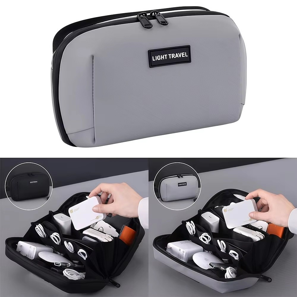 Portable Data Cable Storage Ba - Tech Accessories Travel Bag ulasan dan harga