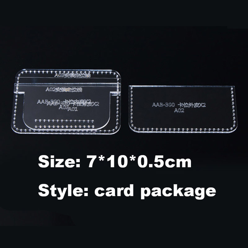 1Set DIY Acrylic Leather Templ - Unique Tech Accessories ulasan dan harga