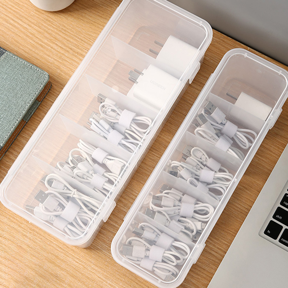 3 Pack Transparent Cable Organ - Accessories Tech Pack ulasan dan harga