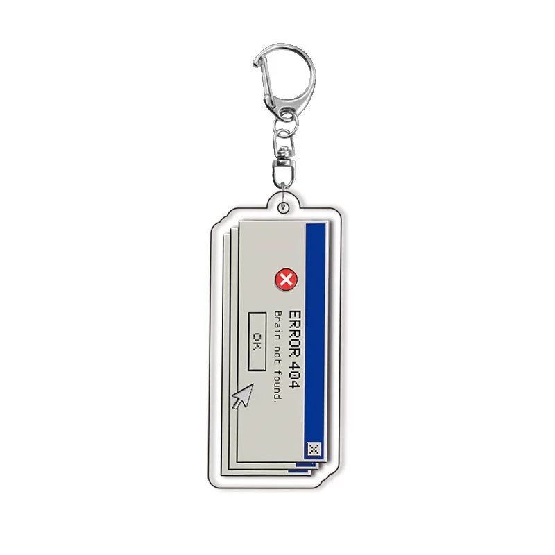 Access Denied Funny Meme Acryl - Tech Keychain Accessories ulasan dan harga