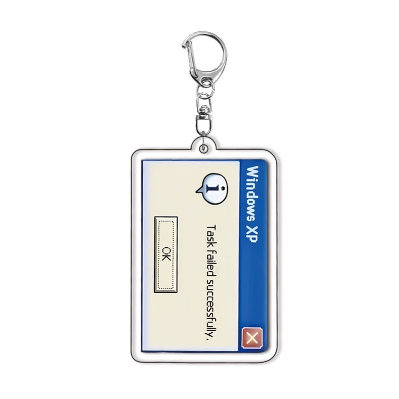 Access Denied Funny Meme Acryl - Tech Keychain Accessories ulasan dan harga