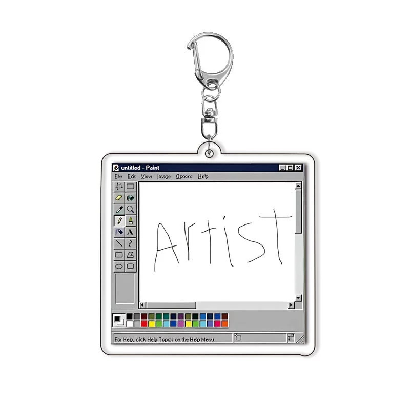 Access Denied Funny Meme Acryl - Tech Keychain Accessories ulasan dan harga