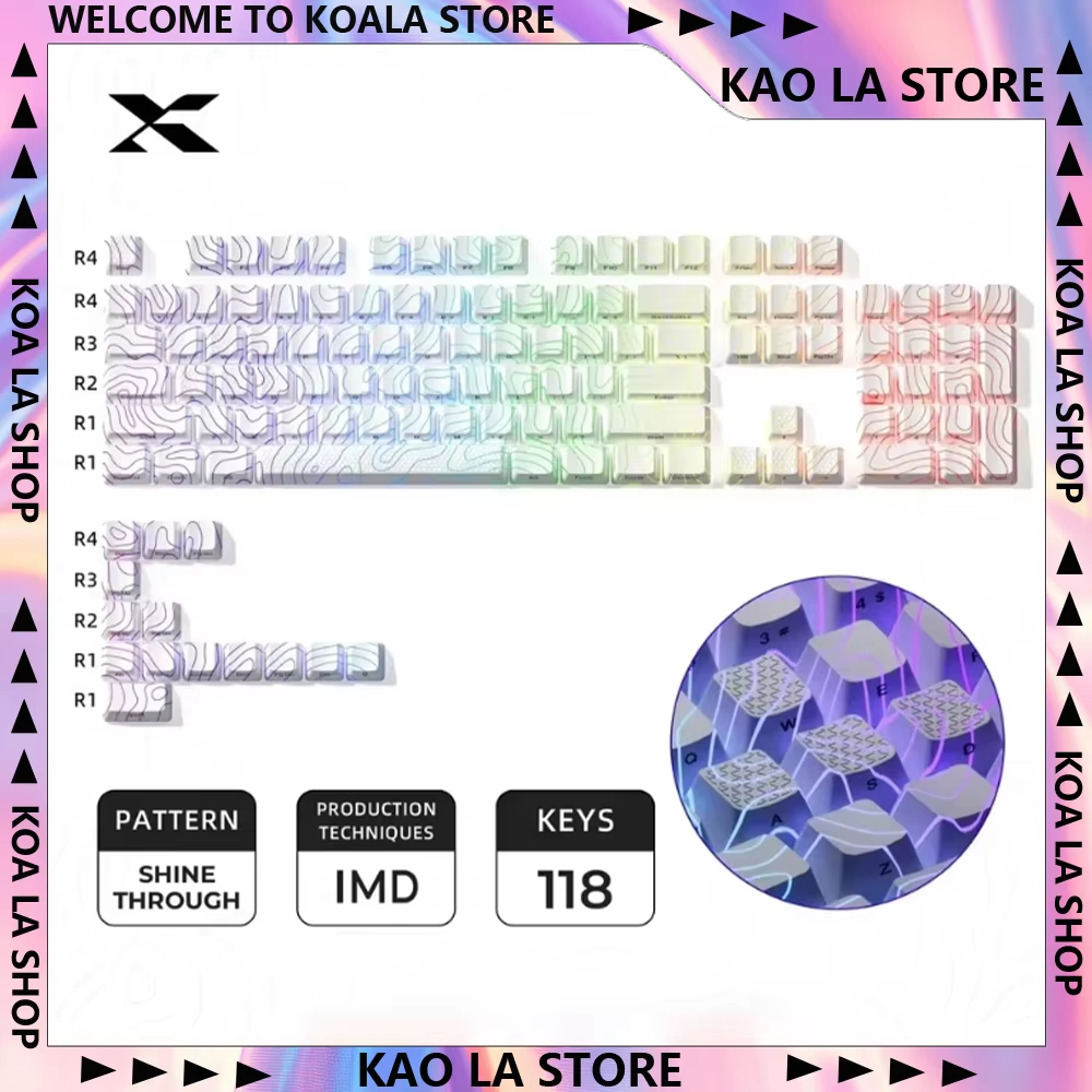XVX Keycaps Topographic New Ve - Tech Accessories Key ulasan dan harga