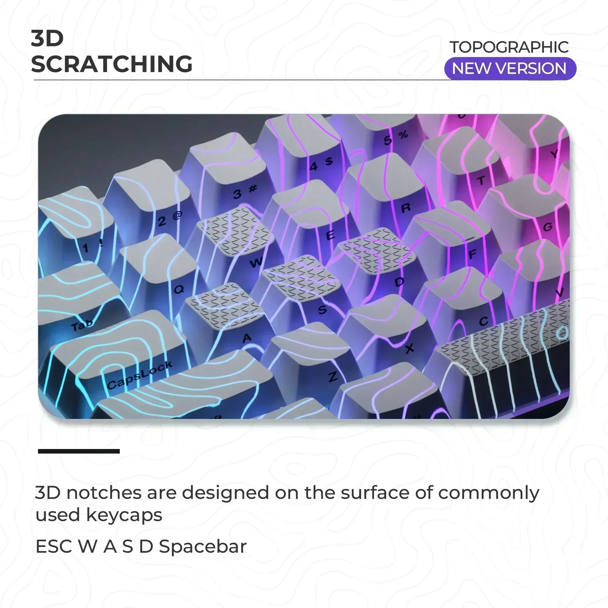 XVX Keycaps Topographic New Ve - Tech Accessories Key ulasan dan harga