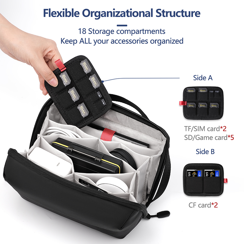 Electronic Organizer Travel Ca - Tech Accessories Travel Bag ulasan dan harga