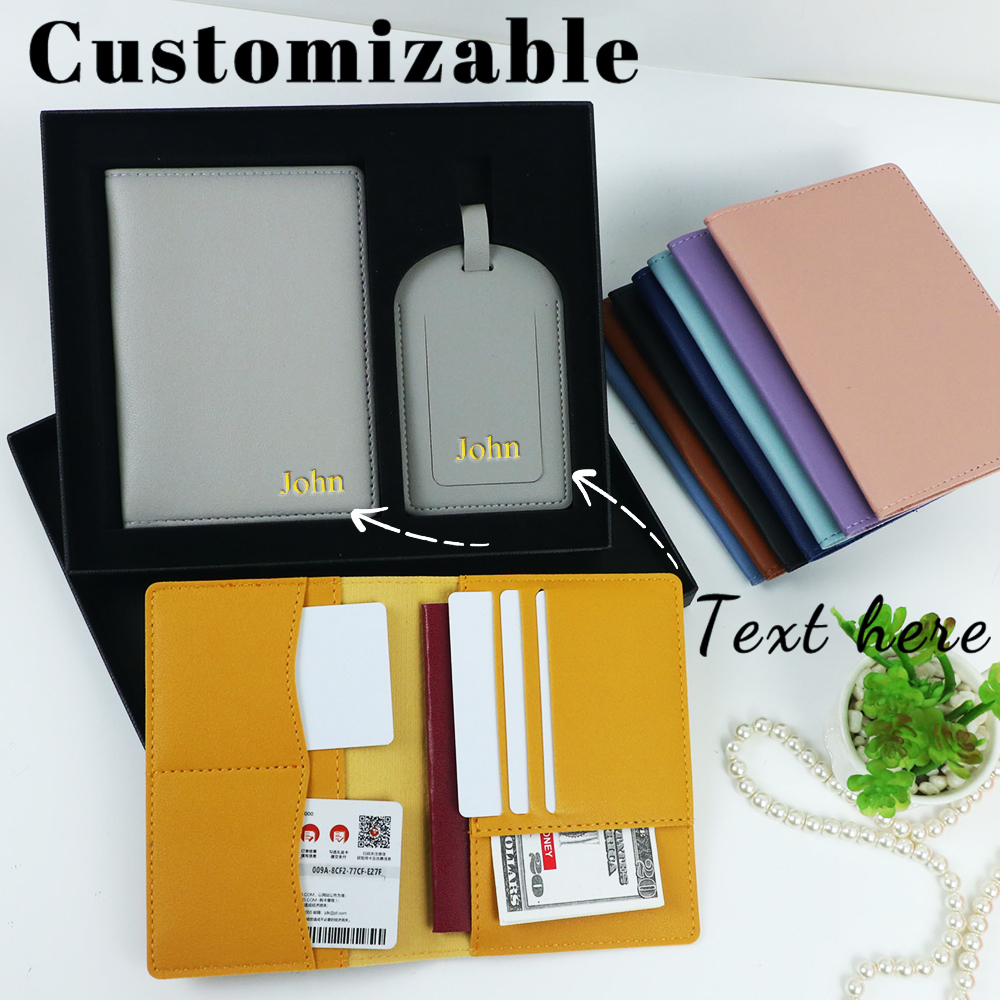 Customized name PU leather pas - Useful Tech Accessories ulasan dan harga